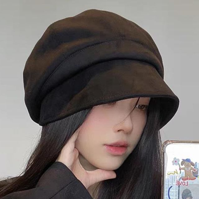Plain Beanie Cap Newsboy /