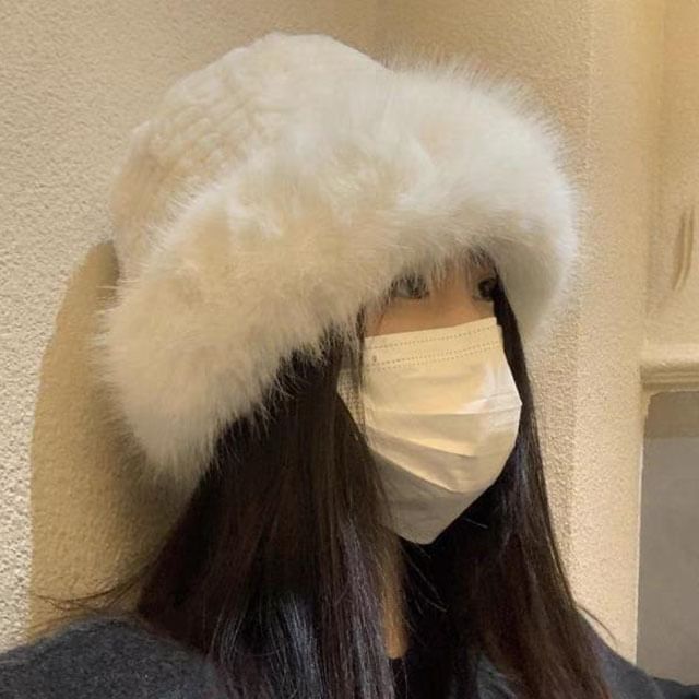 Panel Hat / Plain Fluffy Bucket