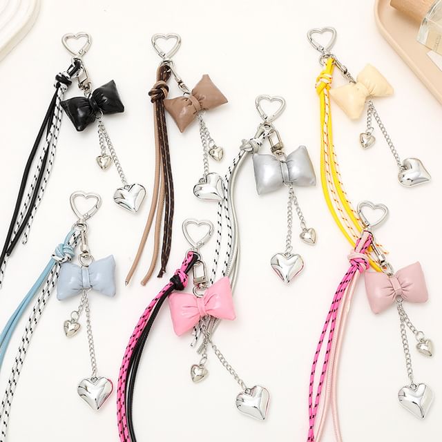 Knotted Charm Phone Padded Bow