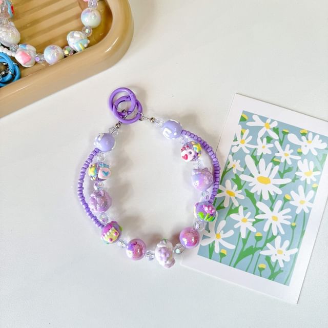 Layered Strap Bead Phone