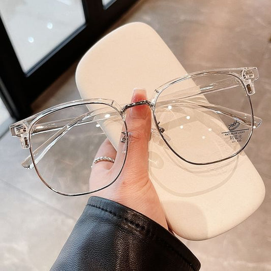 Half Square Frame Eyeglasses