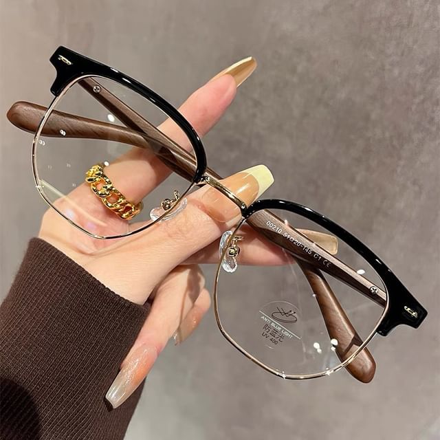 Half Eyeglasses Square Frame