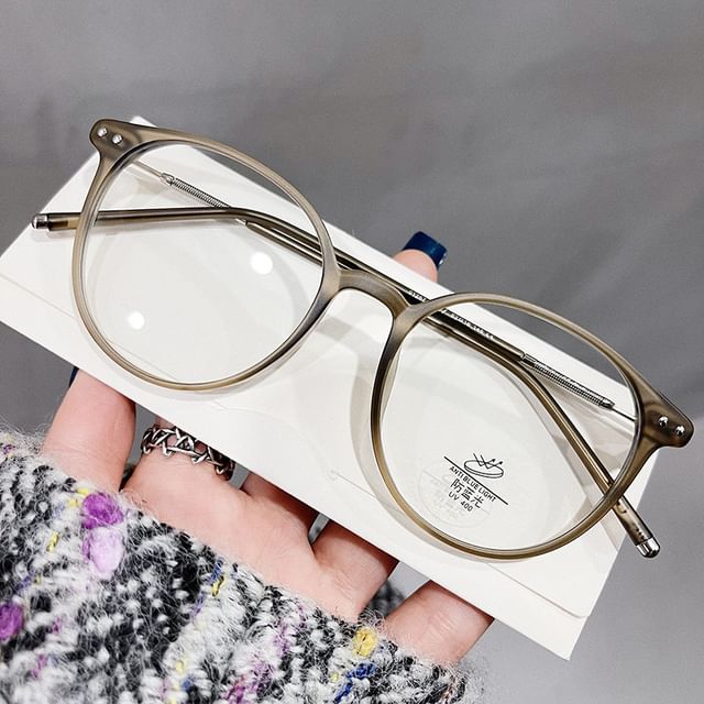Round Plain Eyeglasses