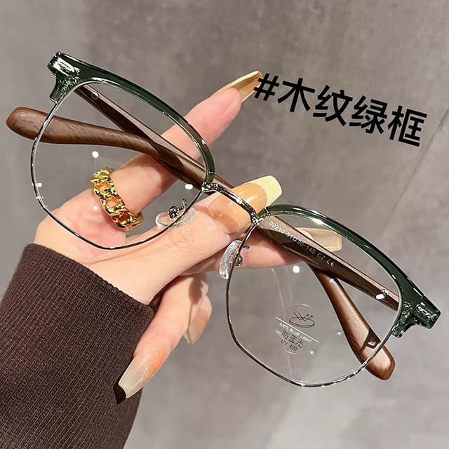 Half Eyeglasses Square Frame