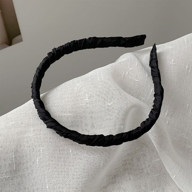 Plain Ruched Headband