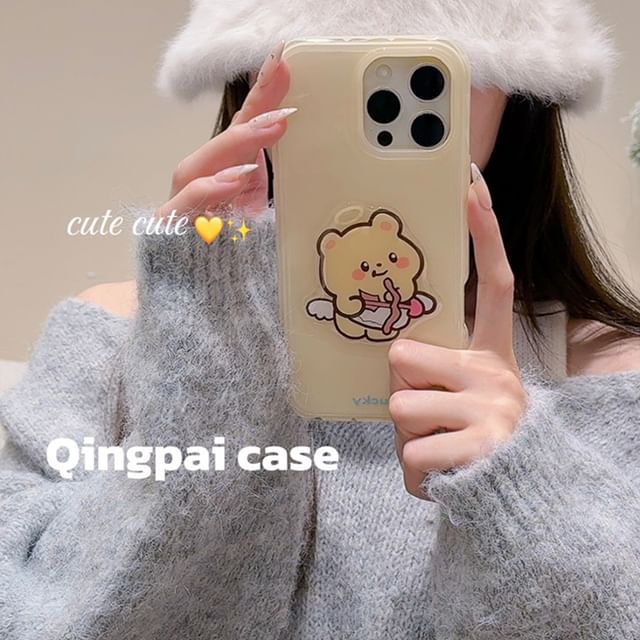 Bear Phone Case - iPhone 16 Pro Max / 16 Pro / 16 Plus / 16 / 15 Pro Max / 15 Pro / 15 Plus / 15 / 14 Pro Max / 14 Pro / 14 Plus / 14