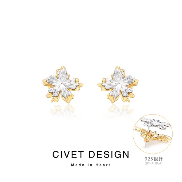 Floral Cuff Jacket Ear / Alloy