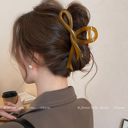 Hair Bow Plain Claw