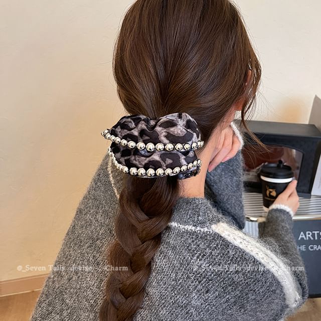 Hair Leopard Scrunchie