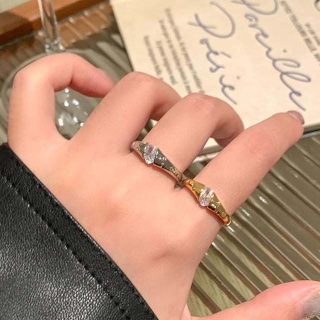 CZ Ring Thick