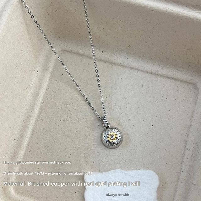Necklace CZ Dome