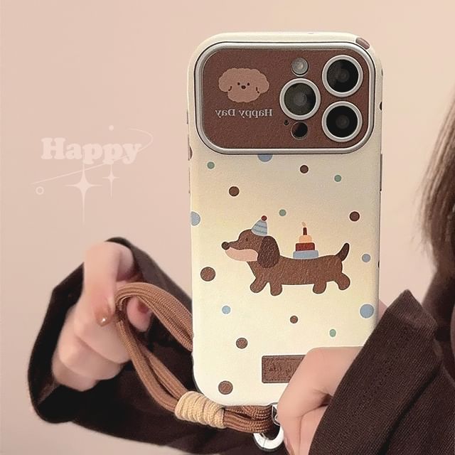 Set Strap Dog Phone Case /