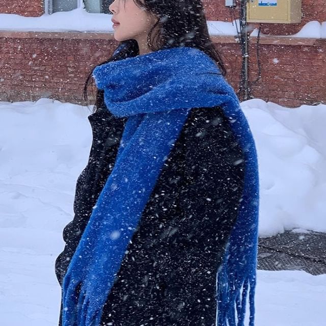 Plain Fringe Scarf