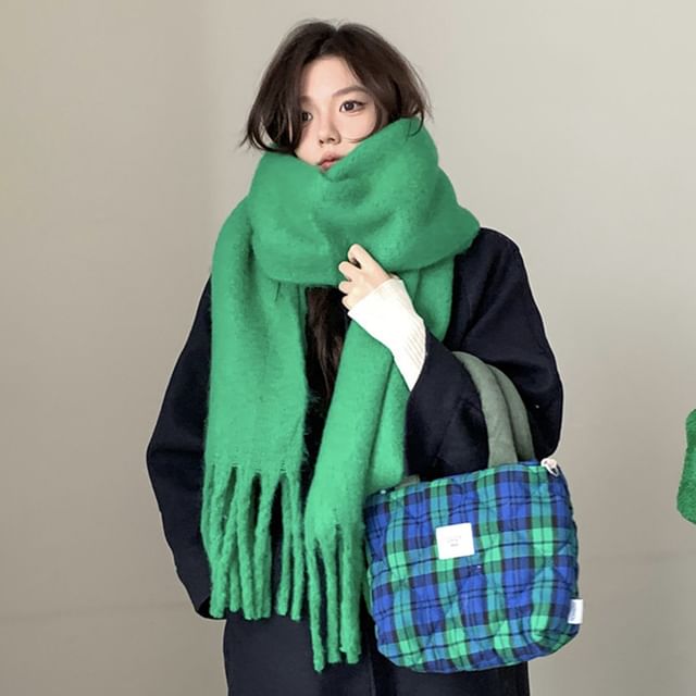 Plain Fringe Scarf