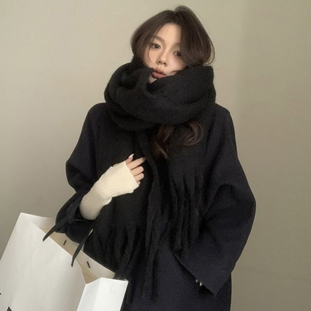 Plain Fringe Scarf