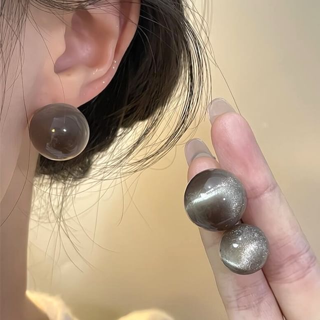 Cat Eye Stone Earrings