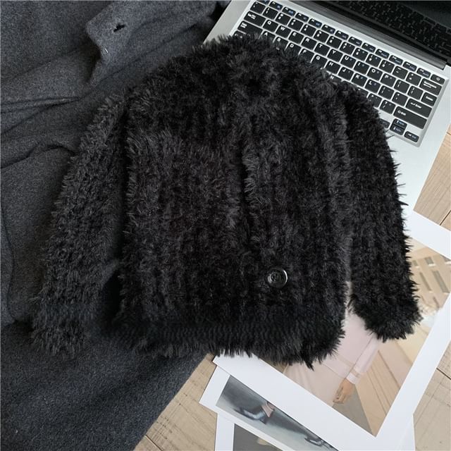 Ear Rabbit Chenille Balaclava