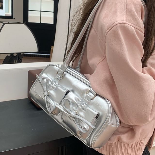 Bow Multi-Pocket Bag Tote