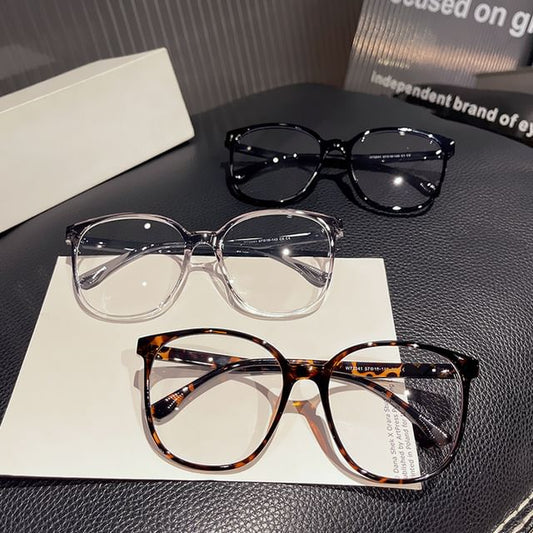 Blue Round Glasses Blocking Light