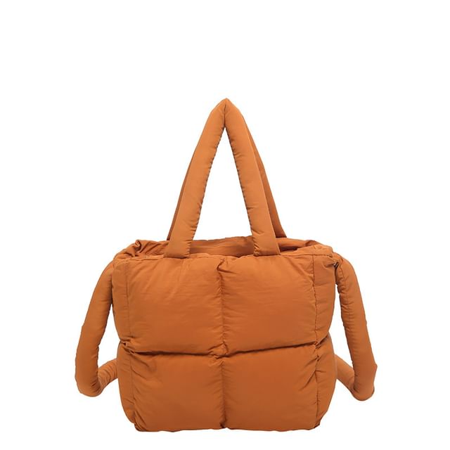 Plain Puffer Crossbody Bag