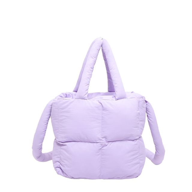 Plain Puffer Crossbody Bag