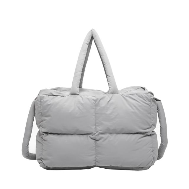 Puffer Bag Tote Crossbody Plain