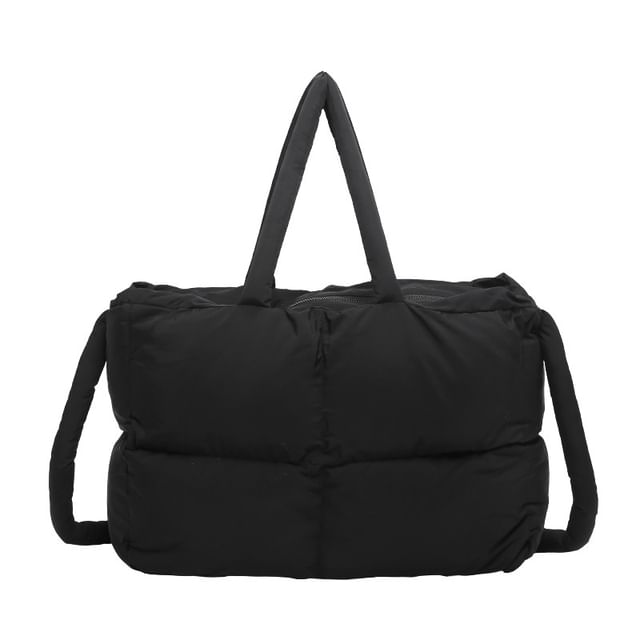 Puffer Bag Tote Crossbody Plain
