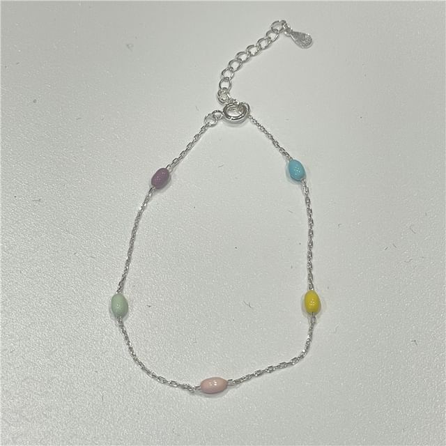 Freshwater Sterling S925 Bracelet Silver / Bead Pearl