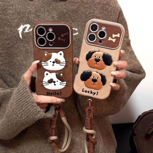 / Strap Case Animal Set Phone