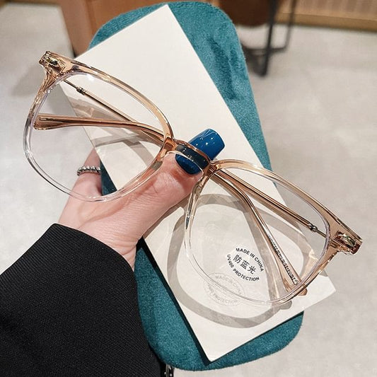 Light Blocking Square Blue Glasses