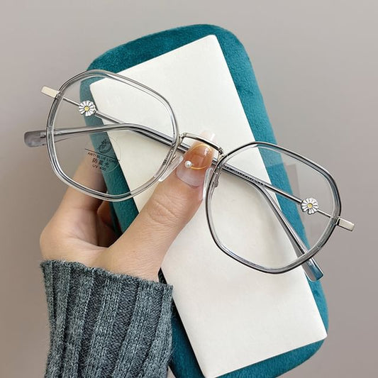 Light Geometric Blocking Blue Glasses