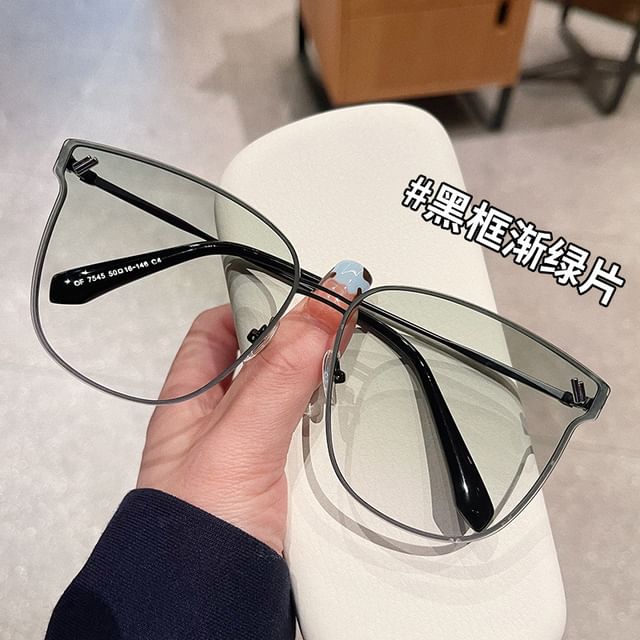 Frame Metal Sunglasses Square