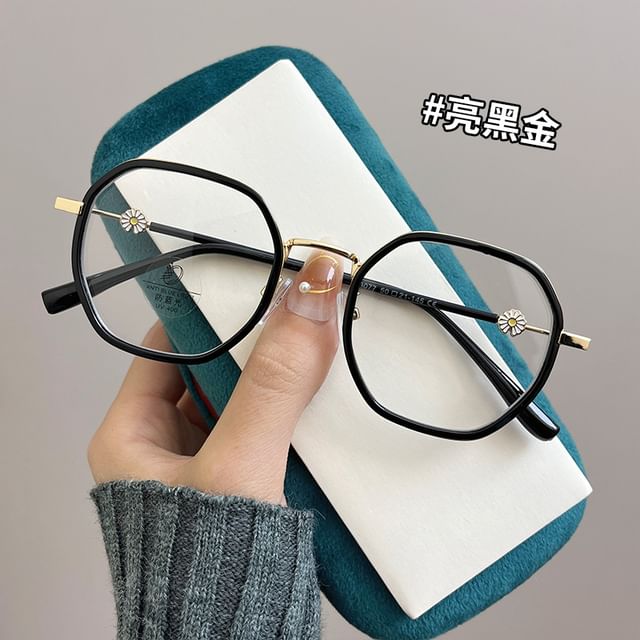 Light Geometric Blocking Blue Glasses