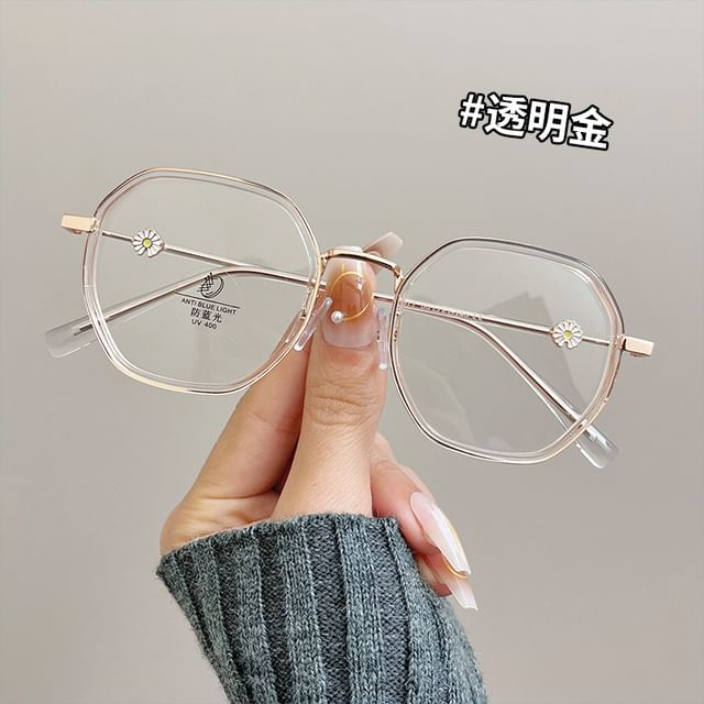 Light Geometric Blocking Blue Glasses