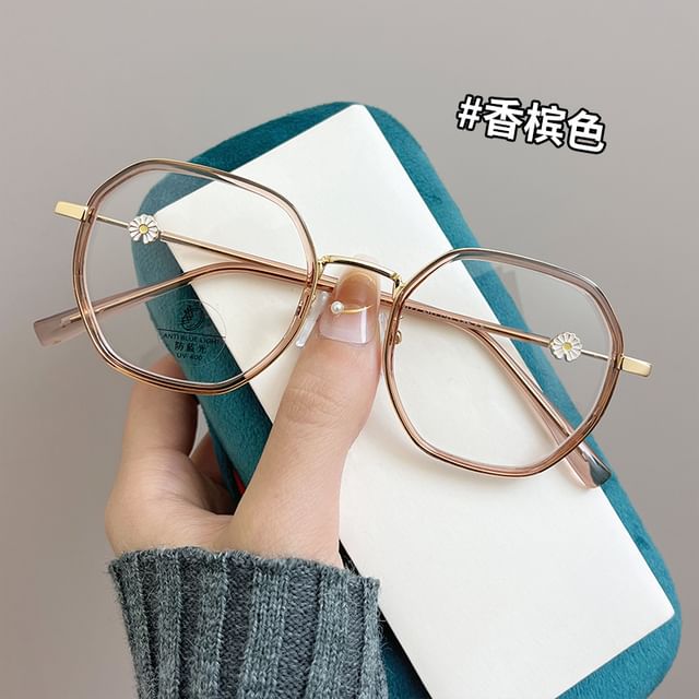 Light Geometric Blocking Blue Glasses