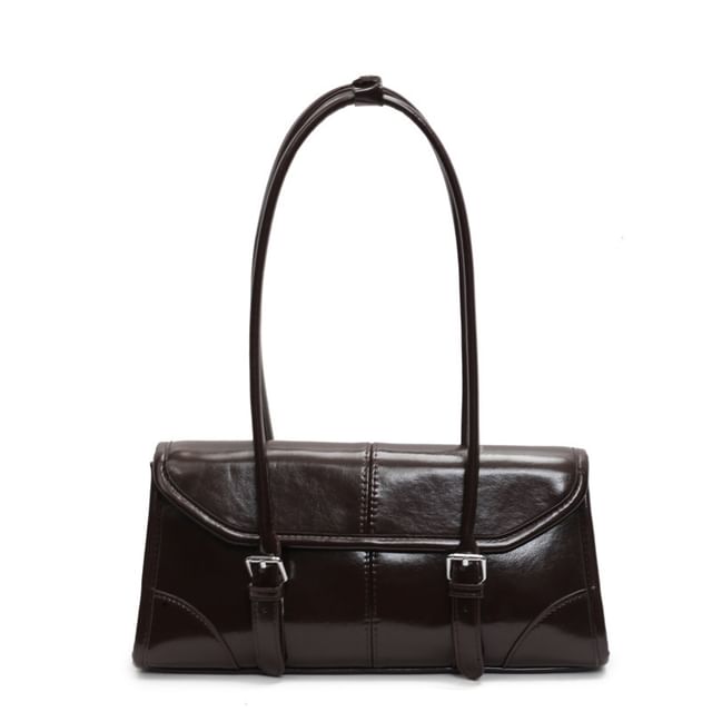Tote Leather Flap Faux Bag
