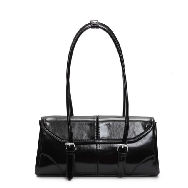 Tote Leather Flap Faux Bag