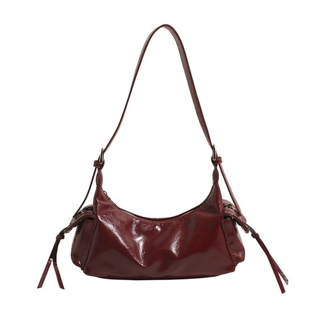 Multi-Pocket Leather Tote Faux Bag