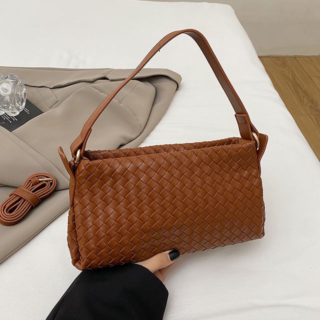 Crossbody Leather Quilted Faux Bag