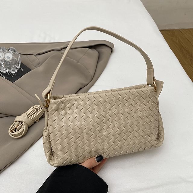 Crossbody Leather Quilted Faux Bag