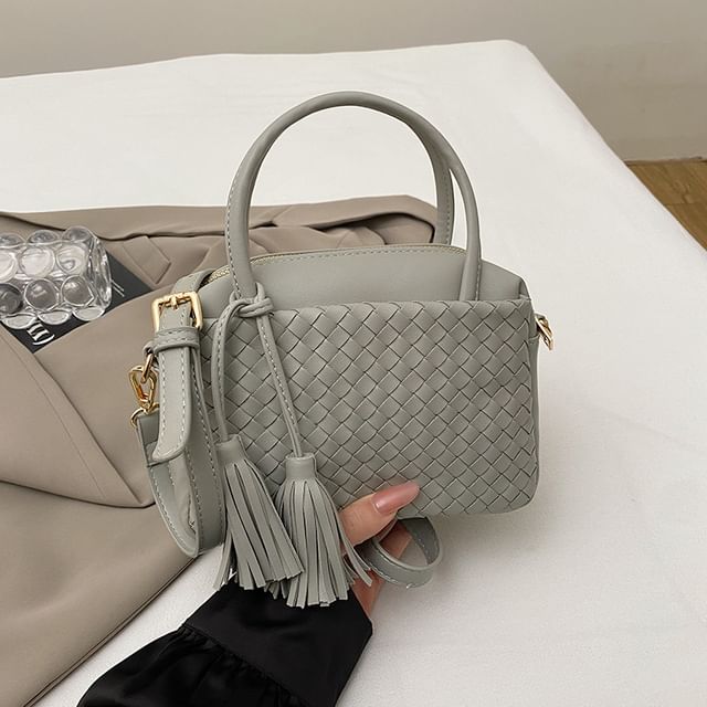 Bag Leather Crossbody Quilted Faux