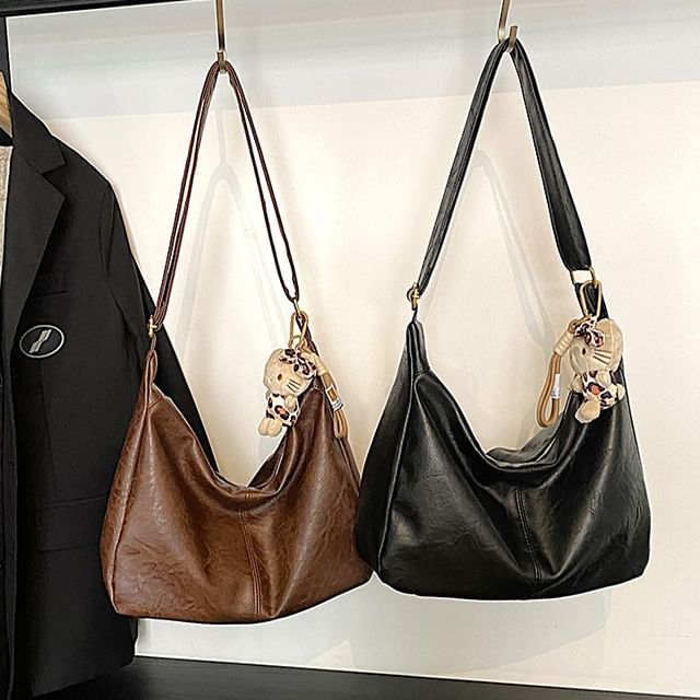 Faux Crossbody Leather Bag