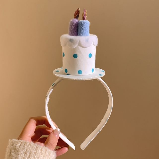 Headband Dot Birthday Polka Cake