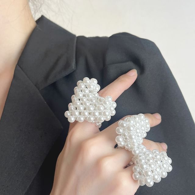 Faux Pearl Ring