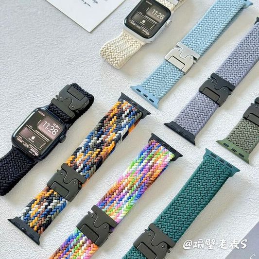 Apple Braided Watch Buckled Band