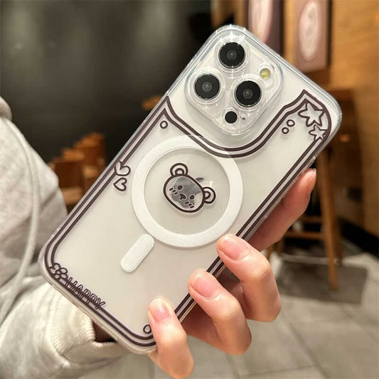 Phone Bear MagSafe) Magnetic with Case (Compatible