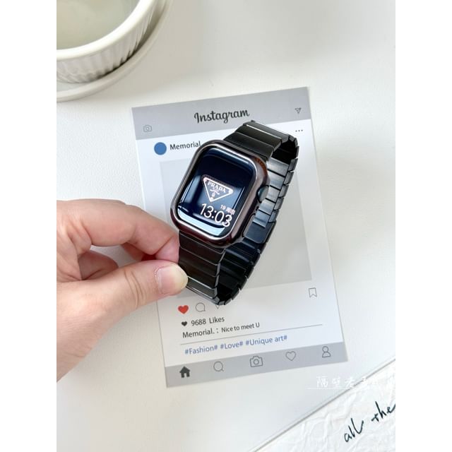 Bracelet Case Protective Watch Band Alloy / Apple Set Magnetic