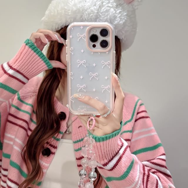 Strap Phone Set Case Bow /