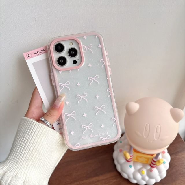 Strap Phone Set Case Bow /