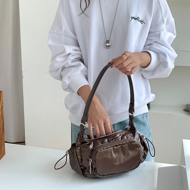 Drawstring Bag Plain Shoulder